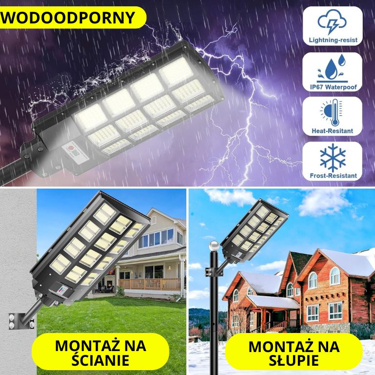 Lampa solarna — zastosowanie przy domu